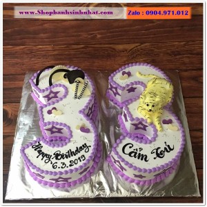 Bánh Sinh Nhật Chữ Cái & Số - RP71